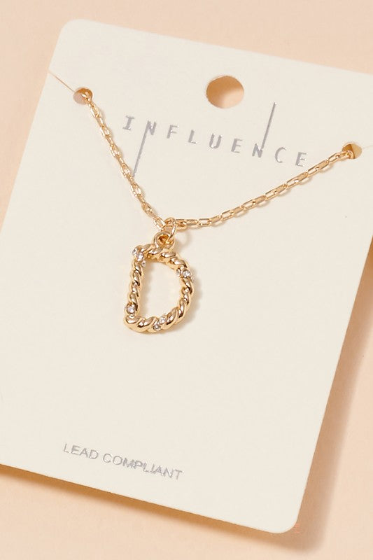 LETTER NECKLACE