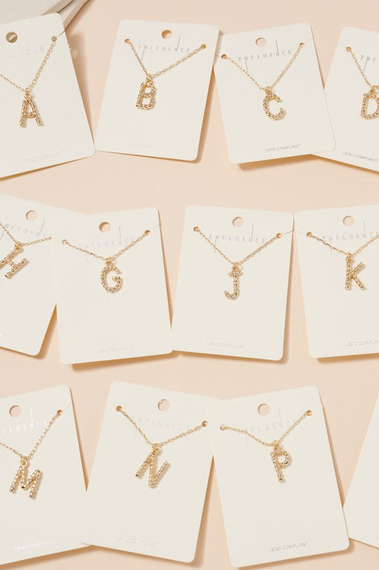 LETTER NECKLACE