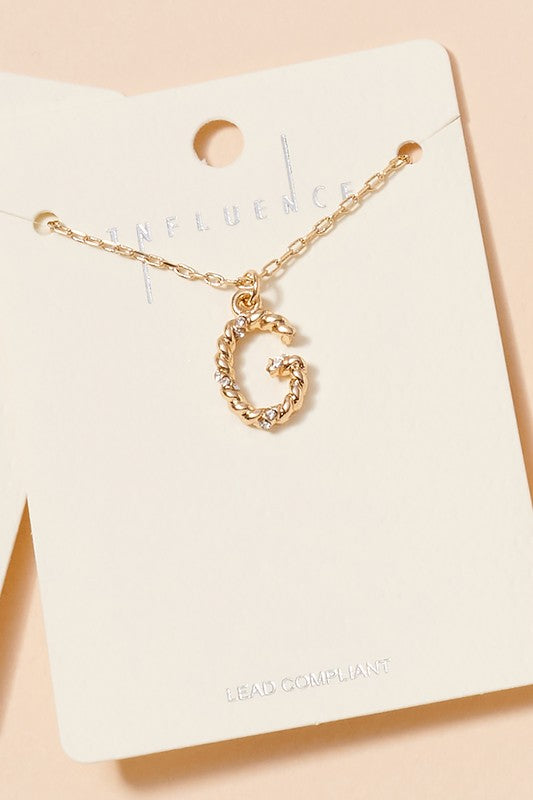 LETTER NECKLACE