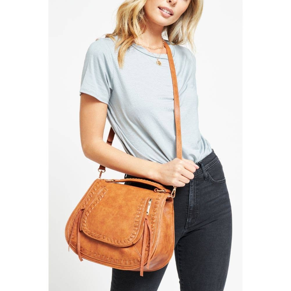 KHLOE MESSENGER BAG - TAN