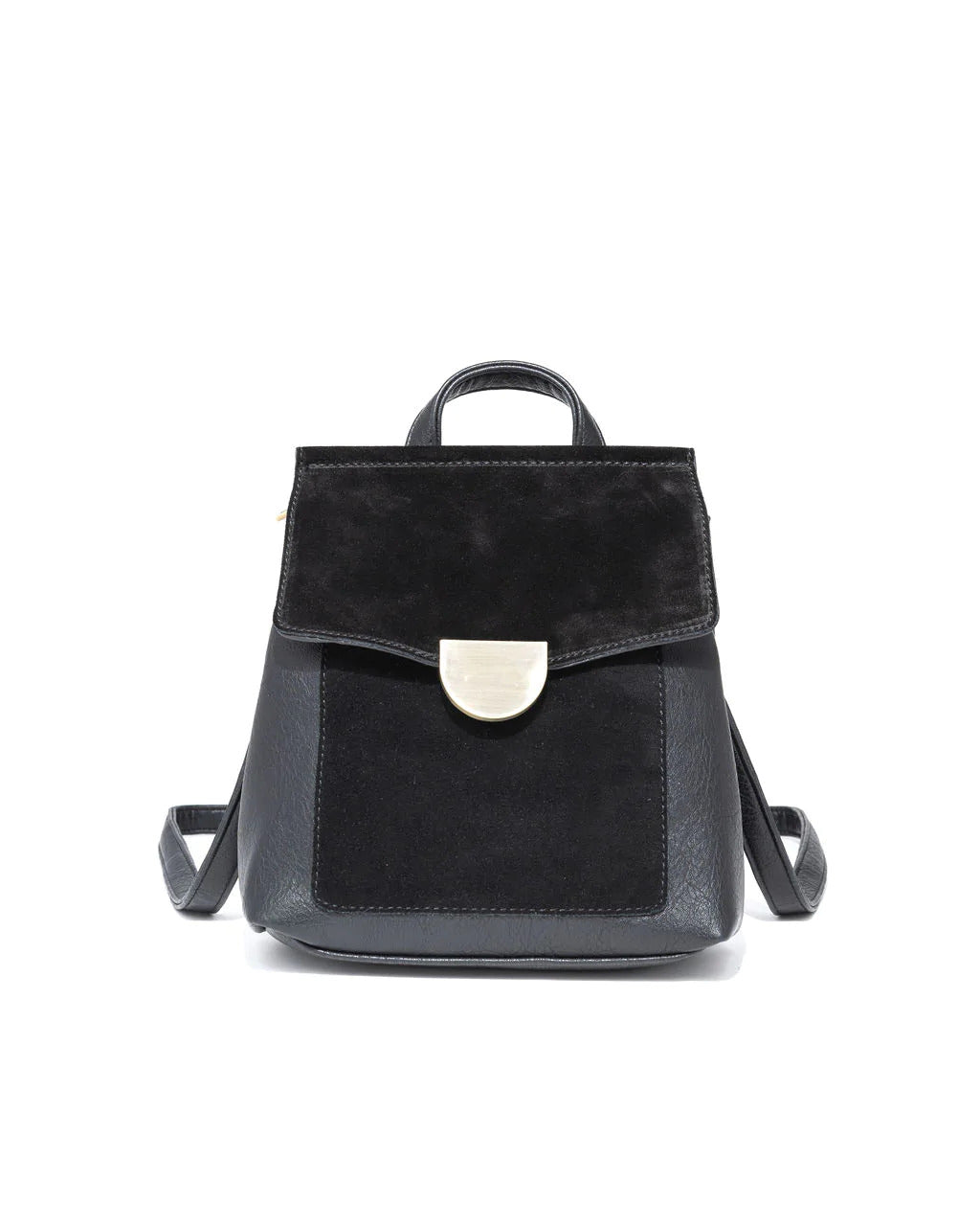 CLAUDETTE CROSSBODY BACKPACK - BLACK