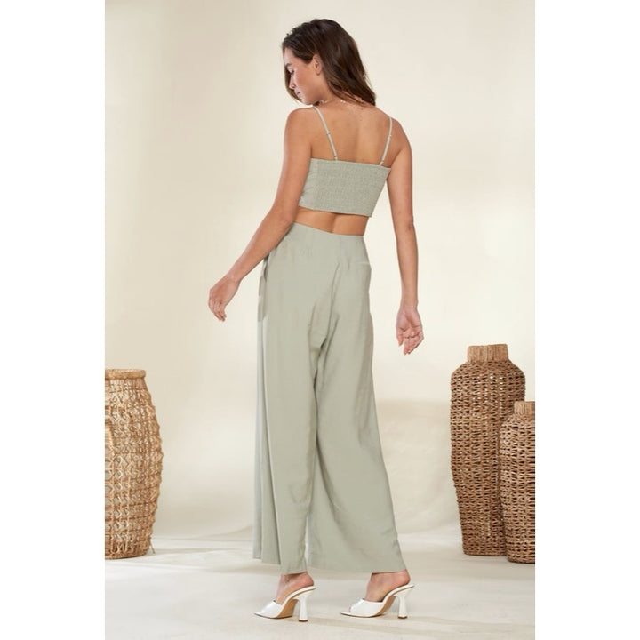 GRACIE WIDE LEG HIGH WAISTED PANTS