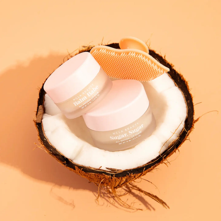 COCONUT VANILLA LIP CARE SET + LIP SCRUBBER