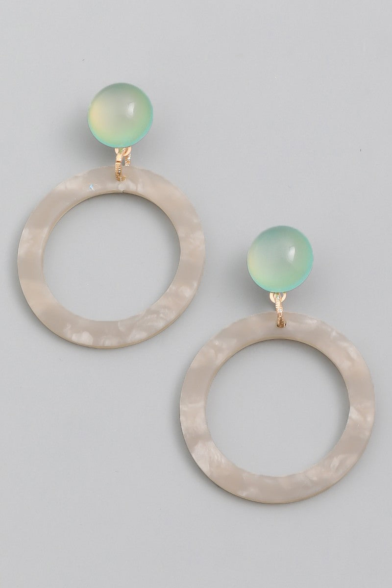 MILAN - ACRYLIC EARRINGS - Brinisity