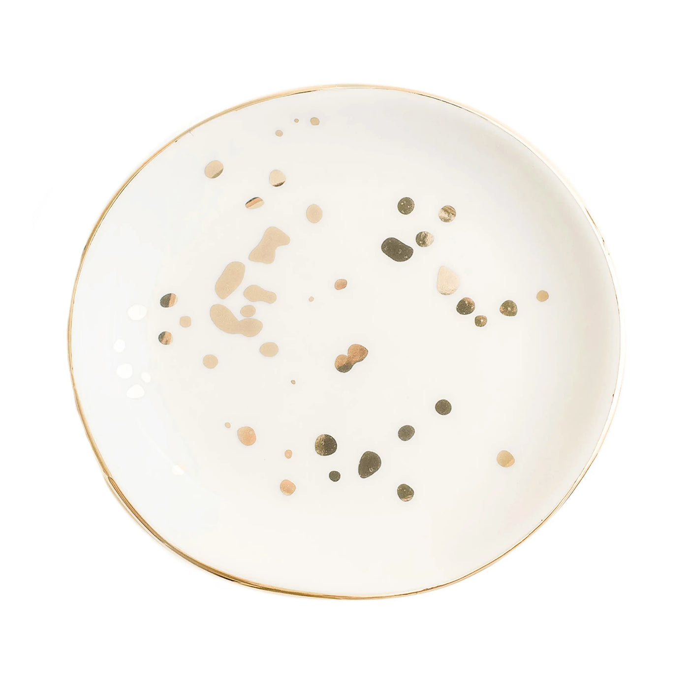 SPECKLED JEWELRY DISH