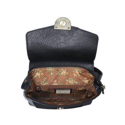 CLAUDETTE CROSSBODY BACKPACK - BLACK