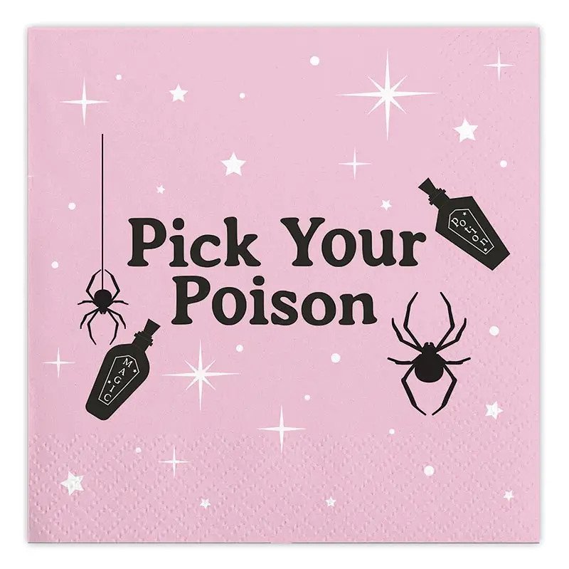 PICK YOUR POISON - 20 PC NAPKIN