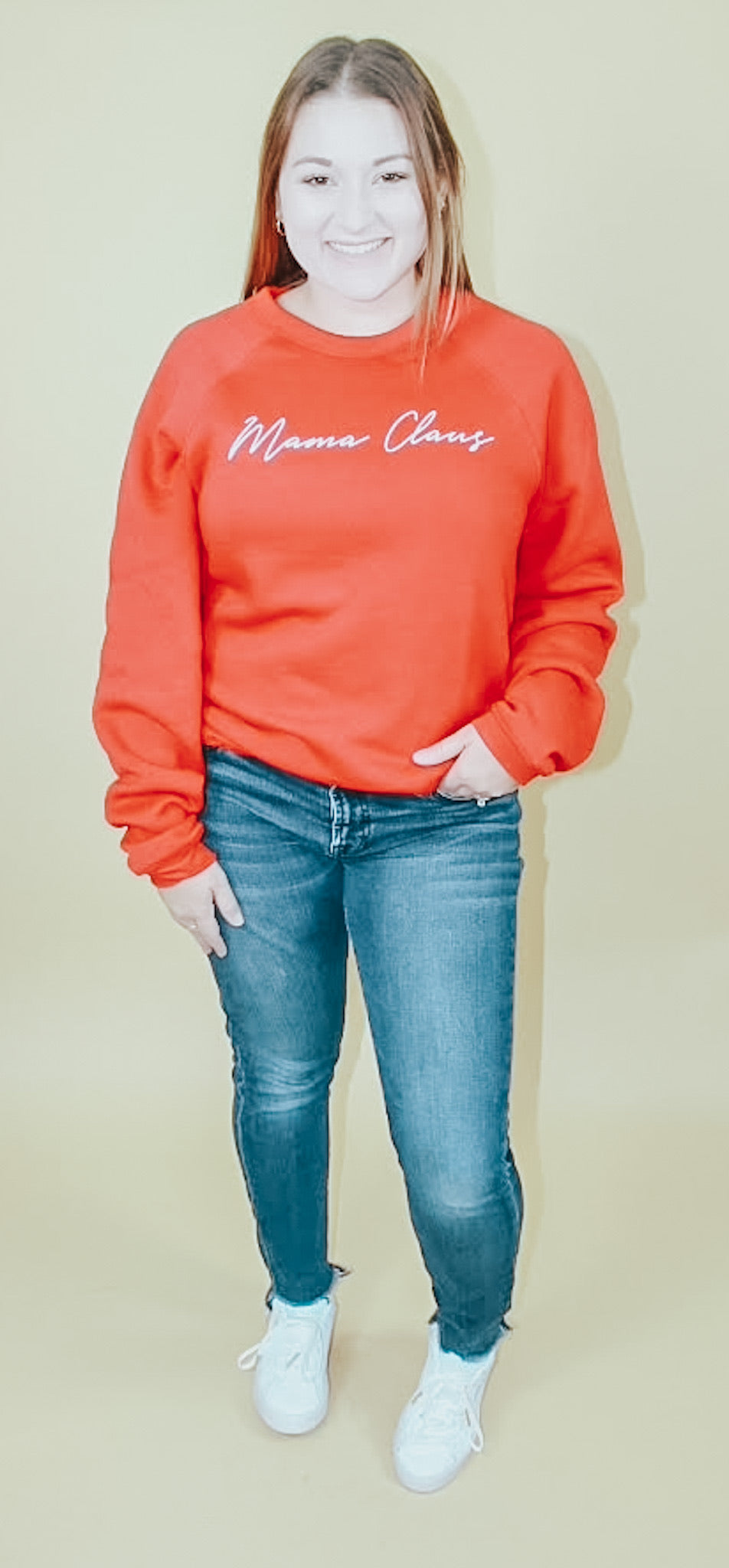 MAMA CLAUS PULLOVER SWEATSHIRT