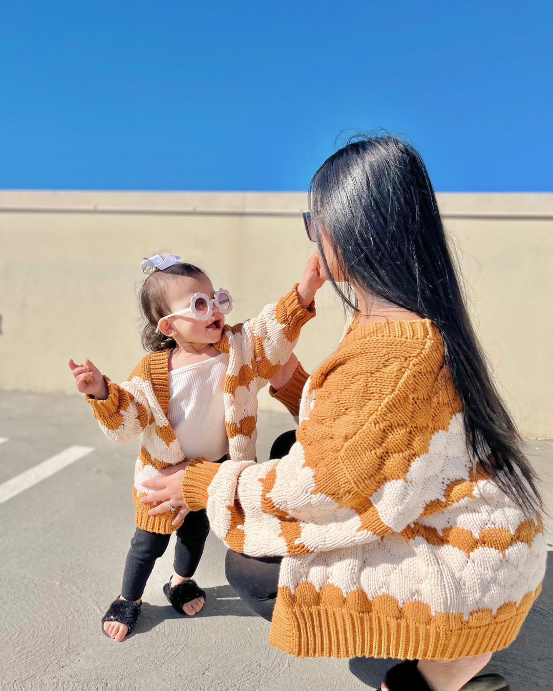 THE ELEANOR MOMMY + ME BUBBLE CARDIGAN