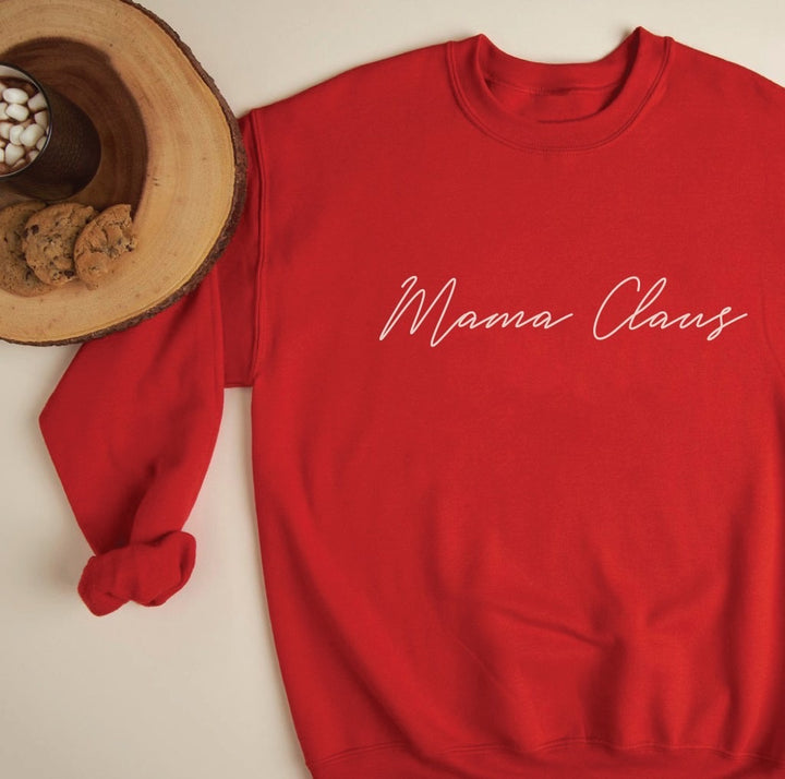 MAMA CLAUS PULLOVER SWEATSHIRT